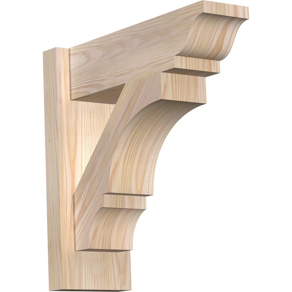 Ekena Millwork Balboa Smooth Traditional Outlooker, Douglas Fir, 5 1/2"W x 16"D x 16"H OUT06X16X16BOA01SDF - main